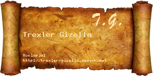 Trexler Gizella névjegykártya