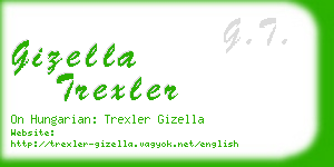 gizella trexler business card